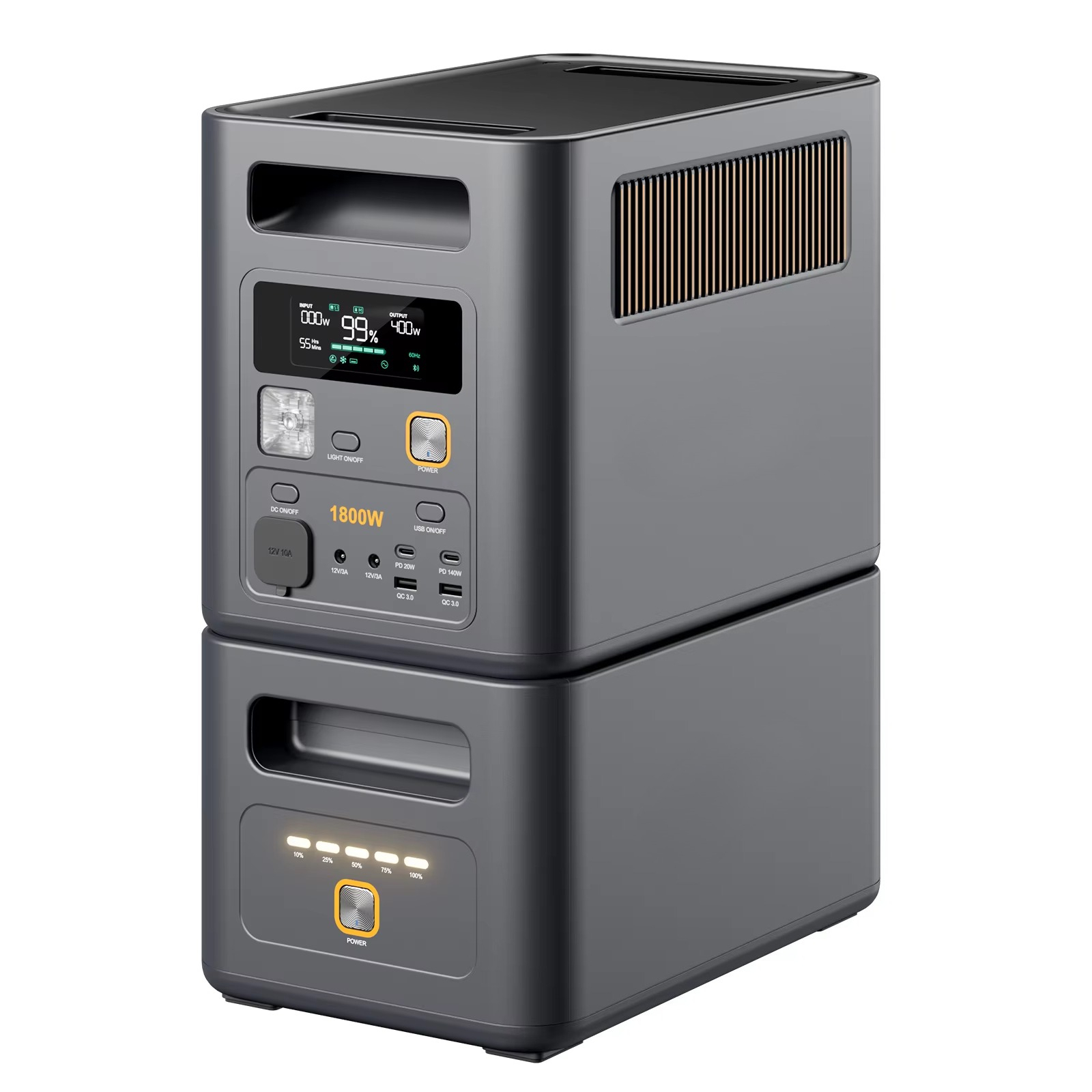 Solar Panel 200W - New Design 1800W Vice Portable Power