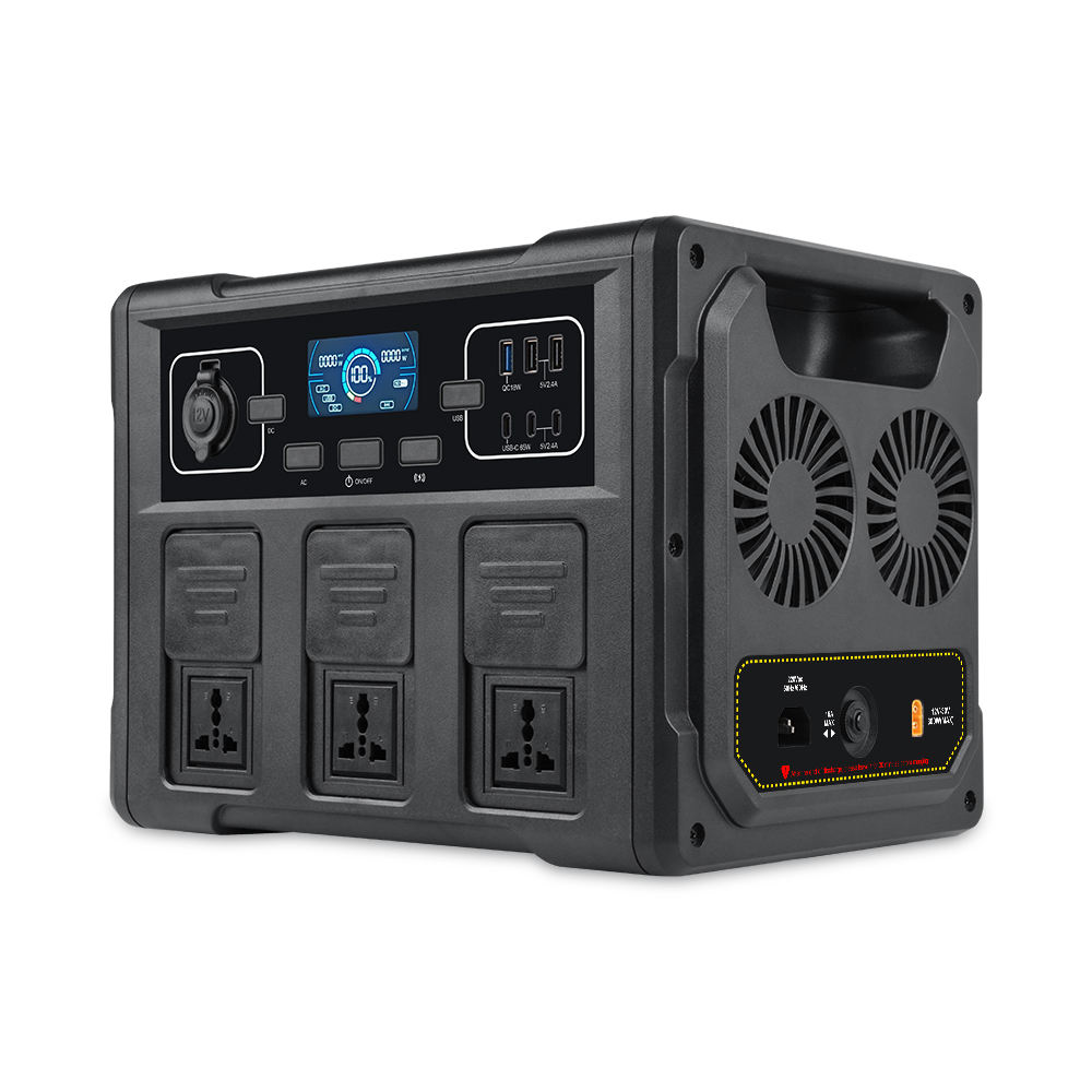 Solar Generator - 1200W Portable Solar Generator, LiFePO4 Battery