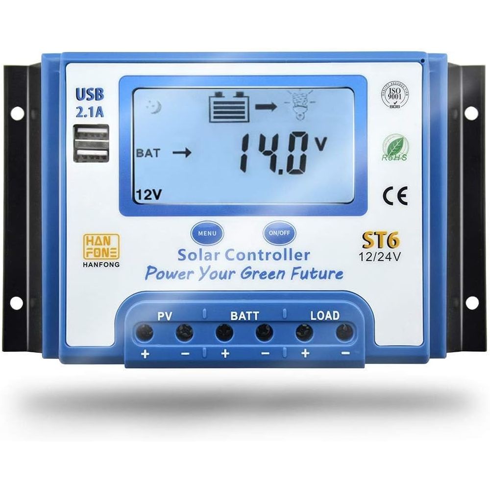 60A Solar Charge Controller 12 - Charge Controller Solar recension och pris