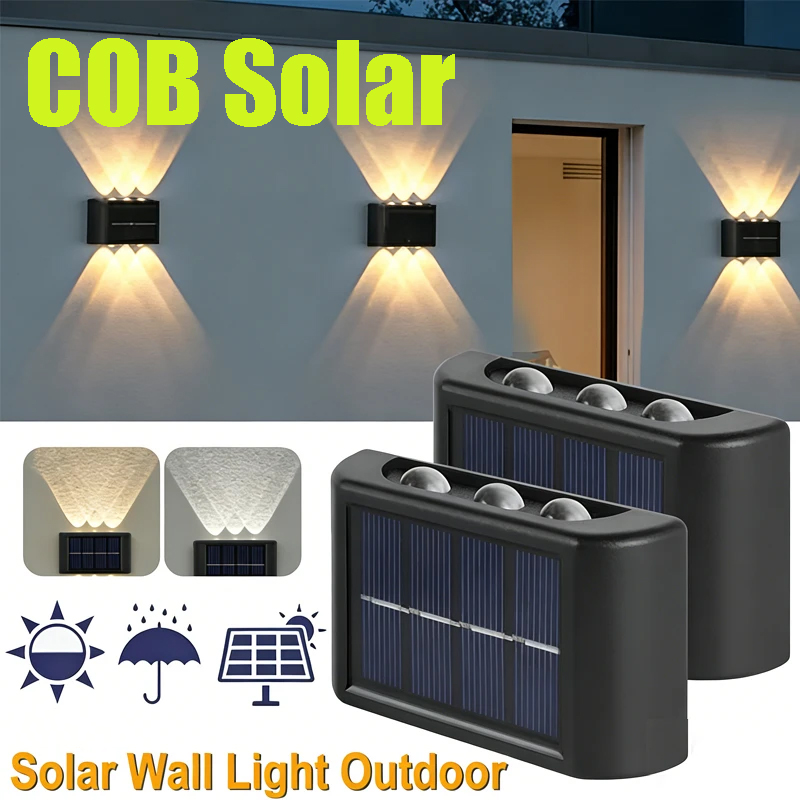 COB Solar Wall Lamp Outdoor Wa - Solar Lamp recension och pris