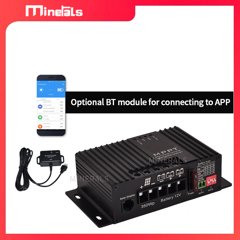 MPPT5012 12V/24V 12A Smart Sol - Charge Controller Solar recension och pris
