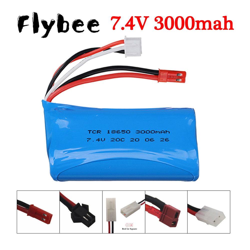 7.4V 3000mAh 18650 Li-ion Bate - Lithium Battery 12V recension och pris