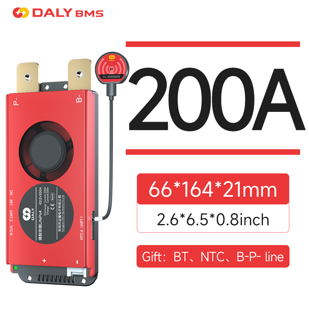 Daly BMS 200A LiFePo4 4S 12V 1 - Lithium Battery 12V recension och pris