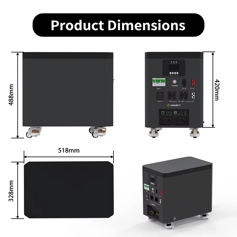 6.6kWh Portable Home Energy St - Solar Panel recension och pris